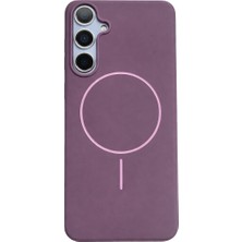 Vissona Samsung Galaxy S24 FE Kılıf – İçi Kadife – MagSafe Uyumlu – Gül Kurusu Renk – Telefon Kılıfı