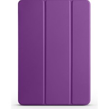 kilifone Huawei Matepad Air 2023 DBR-W09-DBR-W19 Uyumlu Smart Cover Standlı 1-1 Tablet Kılıfı - Mor - T28493