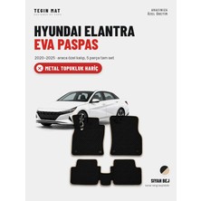 Tegin Mat Designer Of Cars Hyundai Elantra Eva Oto Paspas Tam Set (2020–2025) Siyah Bej – Metal Topukluk Hariç