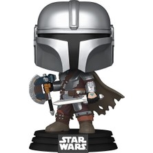 Funko Pop Star Wars The Mandalorian And Grogu - The Mandalorian (Dual Wield) FU90824