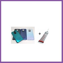 Bezos Redmi Note 9 Arka Batarya Pil Kapağı Siyah (B7000 Bzoshb