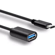 Gplus TC315 Type-C 3.0 To USB 3.0 Dönüştürücü Adaptör 16.5 cm Siyah Universal Uyumlu