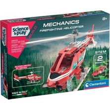 Clementoni 75075TR Mekanik Laboratuvarı - Firefighting Helicopter +10 Yaş