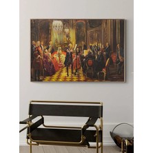 Simurg Sanatevi Asillerin Balosu Yağlı Boya Tablosu - Tuval Üzerine El Yapımı - 120 x 80 cm