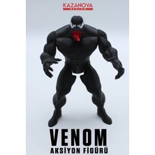 Kazanova Design Venom Aksiyon Figürü 16 cm Marvel Plastik Masaüstü Dekoratif Hediyelik