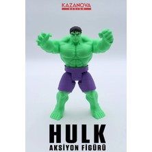 Kazanova Design Hulk Aksiyon Figürü 19 cm Marvel Hareketli Eklemli Masaüstü Hediyelik