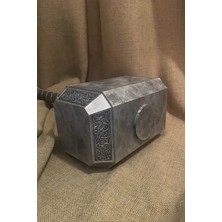 Kazanova Design Mjolnir Thor Çekici 51 cm Büyük Boy Marvel Dekoratif Cosplay Hediyelik