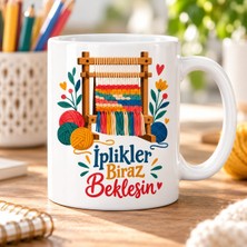 Ulu Pazarlama Dokuma Tezgâhı Molası Tasarımlı Porselen Kupa - Model 628