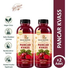 Bala Hatun Pancar Kvass 500ML - Doğal Fermente (2'li Pet Şişe)
