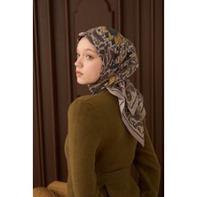 Silk Home Velora Eşarp Vintage Damask Koyu Gri