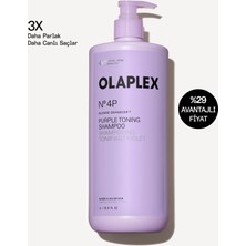 OLAPLEX No. 4p Blonde Enhancer Purple Toning Shampoo - Renk Koruyucu & Bağ Güçlendirici Mor Şampuan 1l