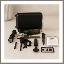 Bezos 12 Parça Kamp ve Hayatta Kalma Seti (Survival Kit) Rns