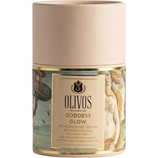 Mythriva Olivos Geleneksel El YAPIMI%100 Zeytinyağlı Katı Sabun | Beyaz Sabun Kokusu | Premium Kutulu | 2×100 G (Goddess Glow)