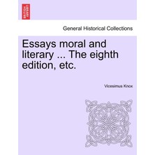 Step Kitap Essays Moral And Literary ... The Eighth Edition, Etc.