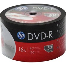 Hp DVD Dv-R DM000708 4.7gb 120MIN 16X 1X50 Paket