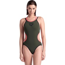 Women's Arena One Double Cross Back Dark Sage