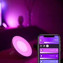 Rafta Philips Hue Bloom V4 Siyah Akıllı LED Masa Lambası, Bluetooth Özellikli - 25.000 Saat Ampul Kullanım Ömrü