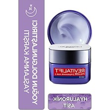 Rafta 50 ml Yaşlanma Karşıtı Gece Kremi, Hyaluronik Asit Ile Dolgunlaştırıcı