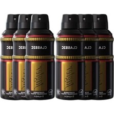 Rafta 150 ml Klasik Erkek Deodorant, 6'lı Paket
