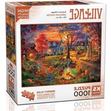 Rafta Sonbahar Temalı 1000 Parça Puzzle - Doğa Manzarası