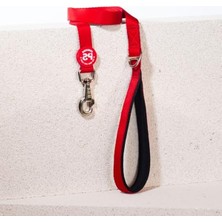 Rafta Kırmızı Renkli Köpek Gezdirme Kayışı, 120 cm x 2 cm