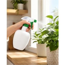 Rafta Boş Sprey Şişesi 500 ml - Çok Amaçlı Plastik Fısfıs Şişe, Ayarlanabilir Başlıklı Bitki ve Çiçek Sulama Pompası, Temizlik ve Dezenfektan Şişesi, Elma Tasarım