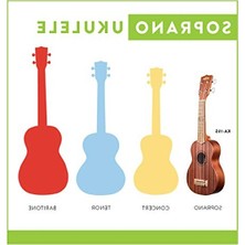 Rafta Ukulele Öğrenimine Başlamak Için Yaratıcı Set