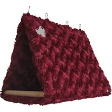 Rafta Büyük Boy Bordo Kemirgen Hamağı, 23X20X30 cm