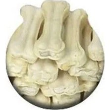 Rafta 7 cm Doğal Beyaz Çiğneme Kemiği, 8'li Paket
