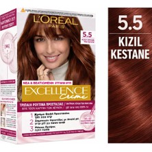 L'oréal Paris Excellence Crème 5.5 Kızıl Kestane Saç Boyası 1 Kutu
