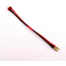 Rafta Sanec 16AWG Banana - T Plug Erkek Dönüştürücü Kablo - 21 cm