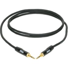 Rafta Altın Uçlu Mini Jack Stereo Aux Kablosu, 3m Uzunlukta