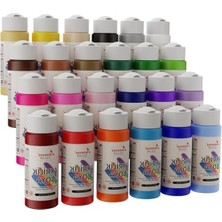 Rafta 24 Renkli Akrilik Boya Seti | 24X60 ml ile Yaratıcı Sanat Çalışmaları Için Mükemmel