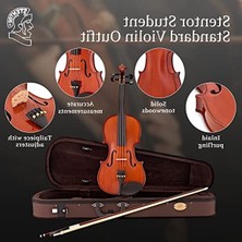 Rafta 3/4 Boyut Standart Keman Takımı, Hazırlanmış ve Kullanıma Hazır