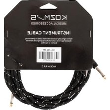 Rafta Mono 6.35MM Uzunluğu 3 Metre Olan Ses Kablo Seti