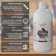 Rafta 500 gr Açık Kahverengi Akrilik Boya, Sanat Projeleri Için Uygun