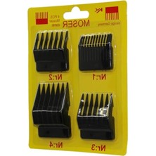 Rafta Moser 4 Parça Makine Tarak Set