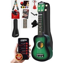 Rafta Soprano Ukulele, Maun Malzeme, Full Set, Yüksek Kalite