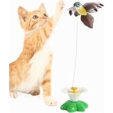 Rafta Elektrikli Tüylü Av Oyuncağı - 360° Dönen Interaktif Kedi Oyuncağı