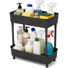 Rafta Iki Katlı Mutfak ve Banyo Düzenleyici, 2 Katlı Organizer