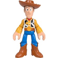 Rafta Disney ve Pixar Oyuncak Hikayesi'nden Ilham Alan, Filmdeki Klasik Görünüme Sahip 24 Cm'lik Bükülebilen Eklemli Imaginext Xl Woody Aksiyon Figürü, JMD33