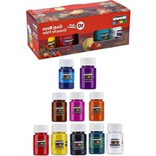 Rafta 10 Renk 30 ml Su Bazlı Guaj Boya Seti