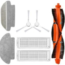 Rafta 7 Parça Yedek Set, Vacuum Mop Pro Modeline Uyumlu Fırça ve Filtre Seti