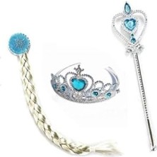 Rafta Karlar Ülkesi Frozen Elsa Anna Sihirli Asa ve Taç Seti