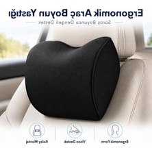 Rafta Viscora Visco Araç Boyun Yastığı – Ergonomik Boyun Destekli Oto Koltuk Başlık Yastığı