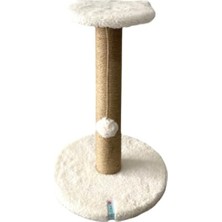 Rafta Stepli Kedi Tırmalama Tahtası, Beyaz Renk