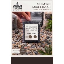 Rafta 3 kg Siyah Akvaryum Kumu - Ince Taneli ve Doğal Malzeme, 0.8-1 mm