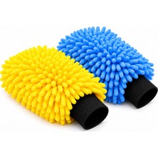 Viscomop Şönil Mikrofiber Araç Yıkama Eldiveni – Yüksek Su Emici, Yumuşak Dokulu Oto Temizlik Eldiveni