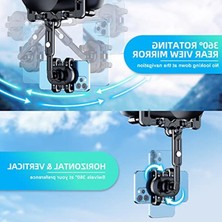 Rafta 360° Dönebilen ve Geri Çekilebilir Araç Telefon Tutucu