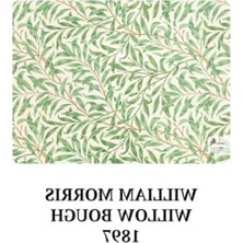 Rafta William Morris Temalı Defter Seti, 4'lü, Çizgisiz Sayfalar